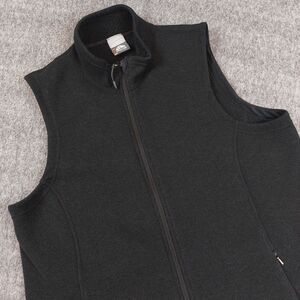 Nike ACG Womens XLarge Fleece Full Zip Vest Black Sleeveless
